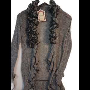 Baik Baik Women's Cardigan Size Medium Honolulu Ruffle